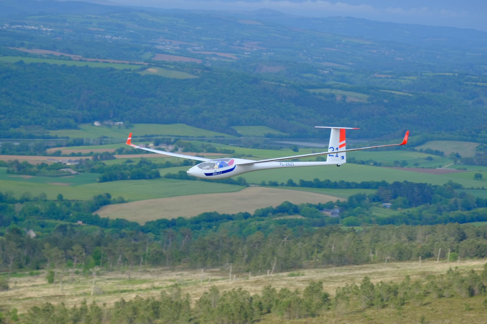 Planeur en vol
